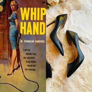 ♥️ Black Stiletto d’Orsay Heels/Shoes, size 8.5